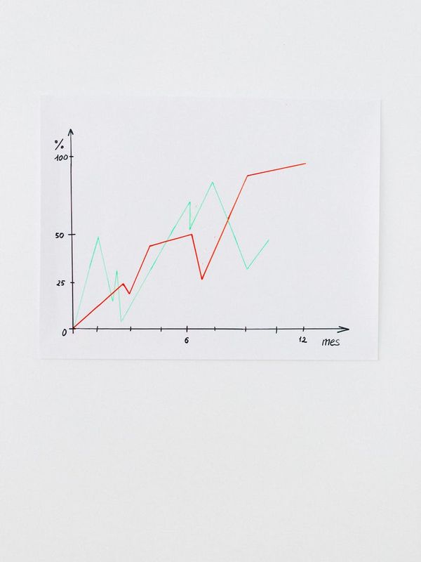 Expert male performance marketer analyzing campaign metrics