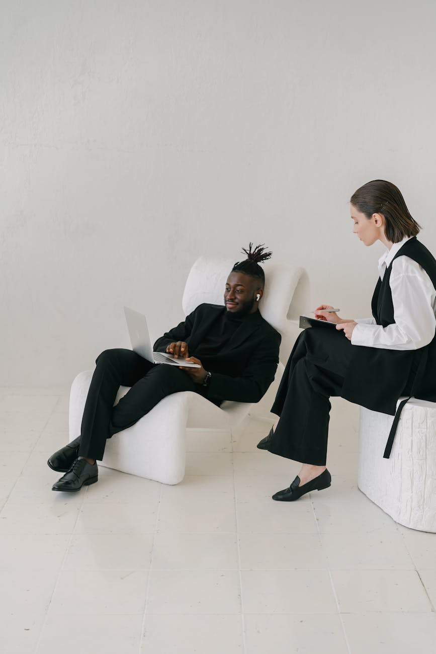 Professional consultation meeting for digital marketing strategy